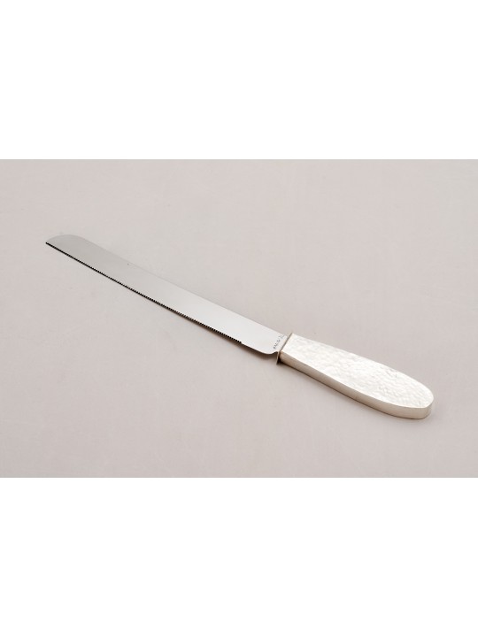 Hammered Challah Knife & Stand from Sterling Silve , Tu B'Av Gifts , I