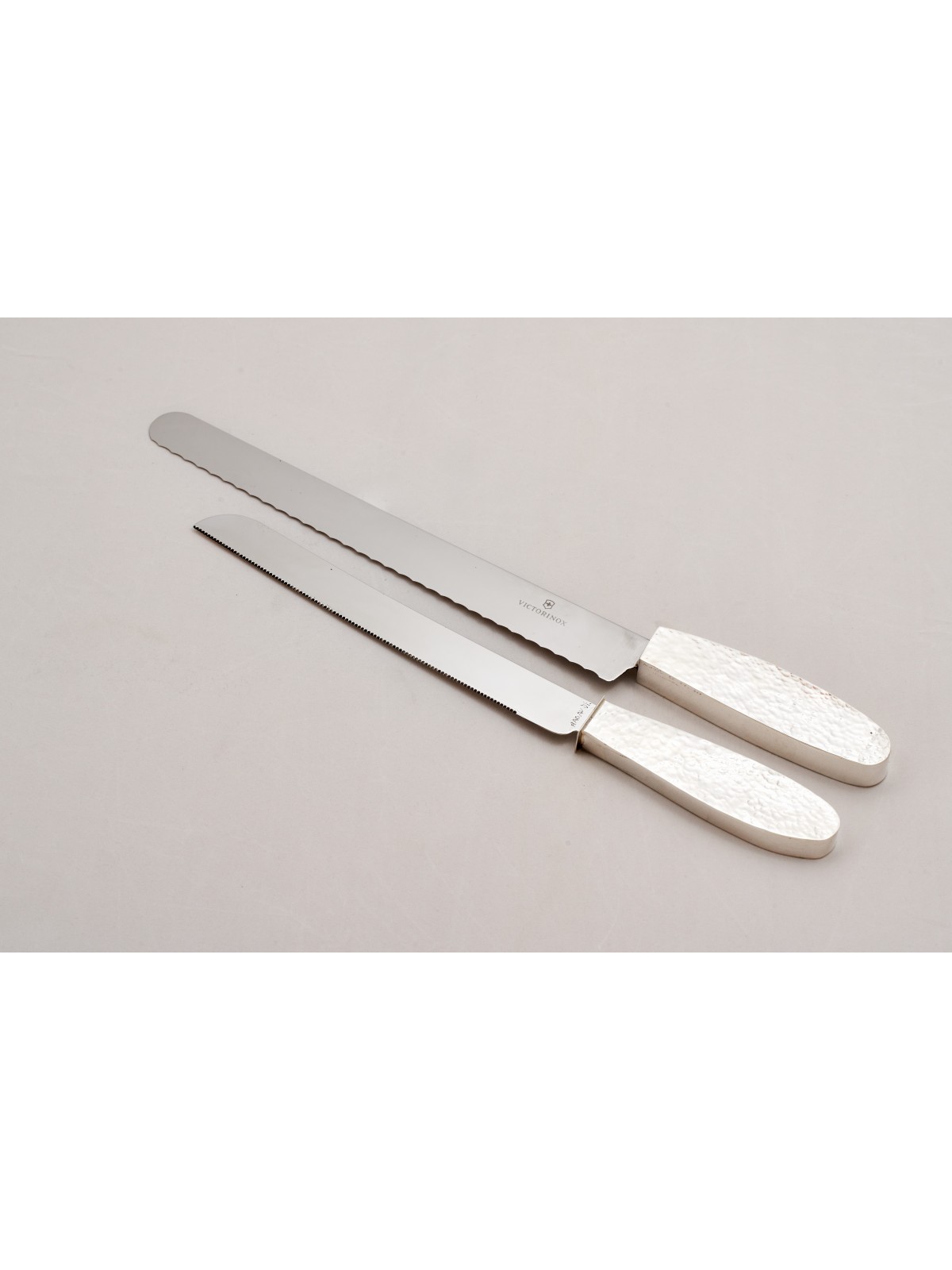 Hammered Challah Knife & Stand from Sterling Silve , Tu B'Av Gifts , I