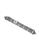 Unique Filigree Long Mezuzah Case From Pure Silver , Extra Large Mezuz