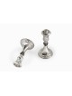 Petits chandeliers et plateau en argent sterling, cadeaux de Pâque,