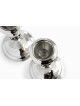 Petits chandeliers et plateau en argent sterling, cadeaux de Pâque,