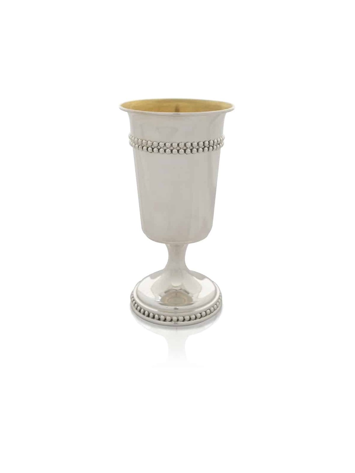 Coupe de Kiddouch en argent sterling avec perles, cadeaux de Pâque, Juda israélien
