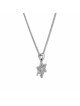 Collier pendentif diamant étoile de David en or blanc, Tu B'Av Gifts, Is