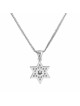 Collier étoile de David en or jaune clouté de Di, cadeaux Tu B'Av, I