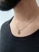 Pendentif étoile de David unique en or jaune avec diamètre, ajouter une chaîne 14 carats, I