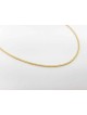Collier de chaîne Rolo mince de 22 pouces, cadeaux de mariage juifs, Judaica israélien
