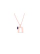 14k Or Massif Moderne Rond Émail Bleu Chai Penda , Cadeaux Tu B'Av , I