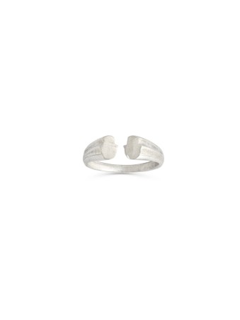 Bague ouverte Hamsa en or blanc 14K, cadeaux de mariage juif, judaïque israélien