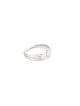 Bague ouverte empilable en or blanc Star 14K, cadeaux de mariage juif, Israël