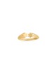 Bague ouverte empilable en or blanc Star 14K, cadeaux de mariage juif, Israël