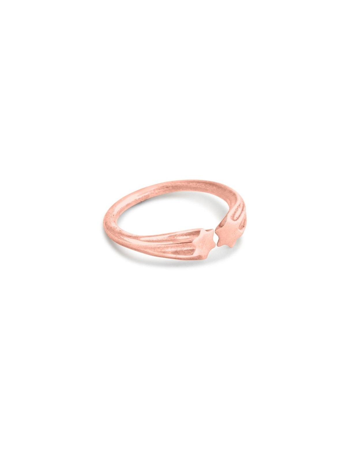 Bague ouverte empilable en or blanc Star 14K, cadeaux de mariage juif, Israël