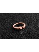Bague ouverte empilable en or blanc Star 14K, cadeaux de mariage juif, Israël