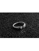 Bague ouverte empilable en or blanc Star 14K, cadeaux de mariage juif, Israël