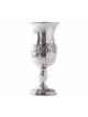 Grande Coupe de Kiddouch en Argent Sterling , Cadeaux de Pâque , Judaica Israélienne