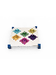 Pâque carrée contemporaine colorée en aluminium Sed, Seder en aluminium Pl