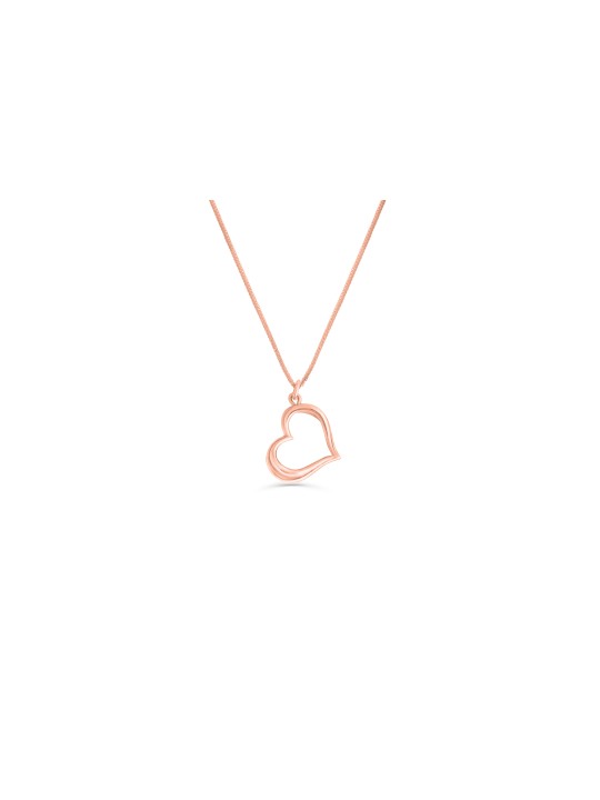 Butterfly Hollow Double Heart 14K Gold Necklace , Jewish Wedding Gifts