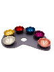 A Colorful Seder Plate Made of Anodized Aluminum , Aluminum Seder Plat