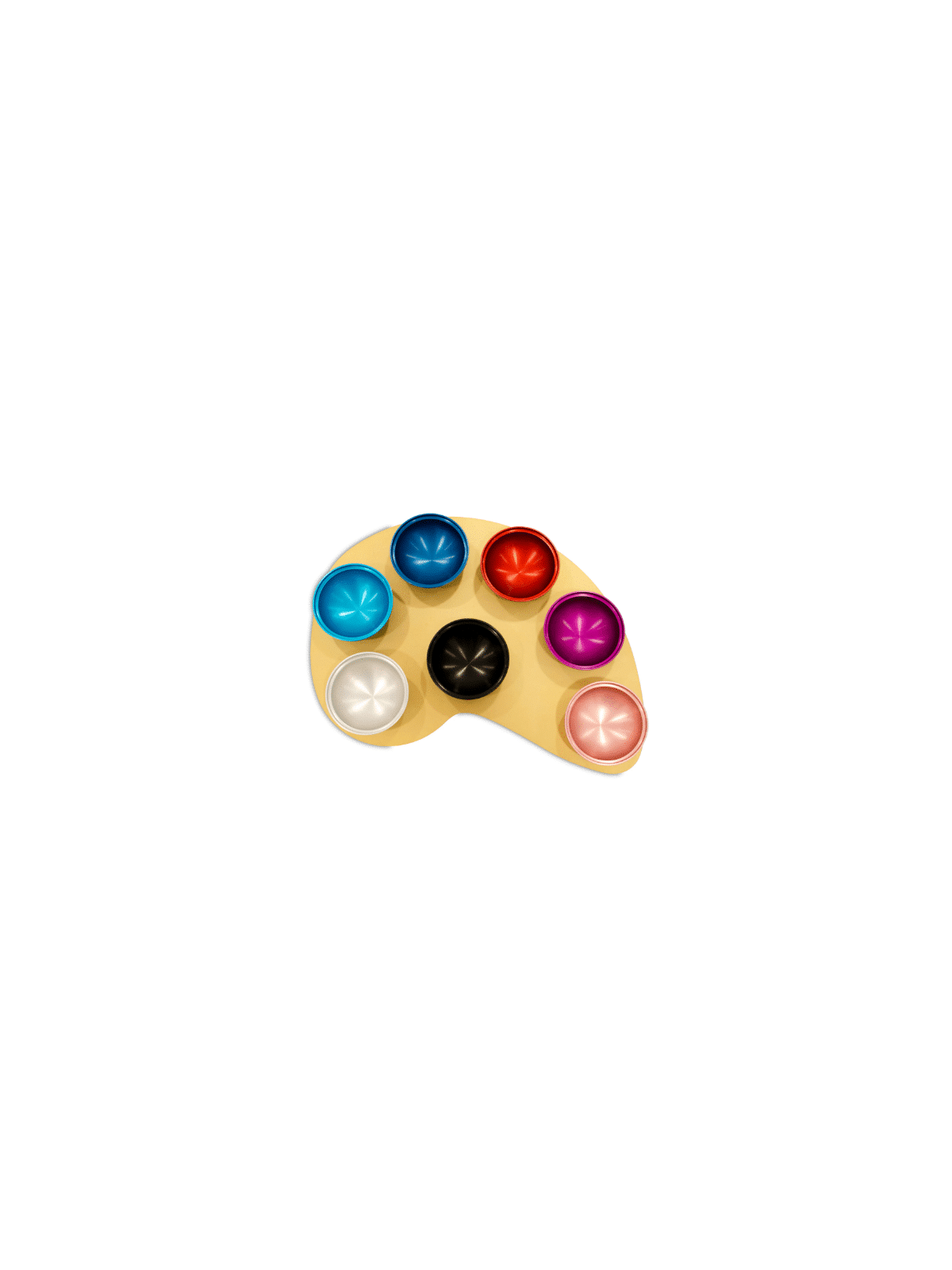 A Colorful Seder Plate Made of Anodized Aluminum , Aluminum Seder Plat