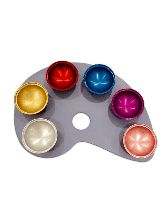 A Colorful Seder Plate Made of Anodized Aluminum , Aluminum Seder Plat
