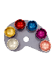 A Colorful Seder Plate Made of Anodized Aluminum , Aluminum Seder Plat