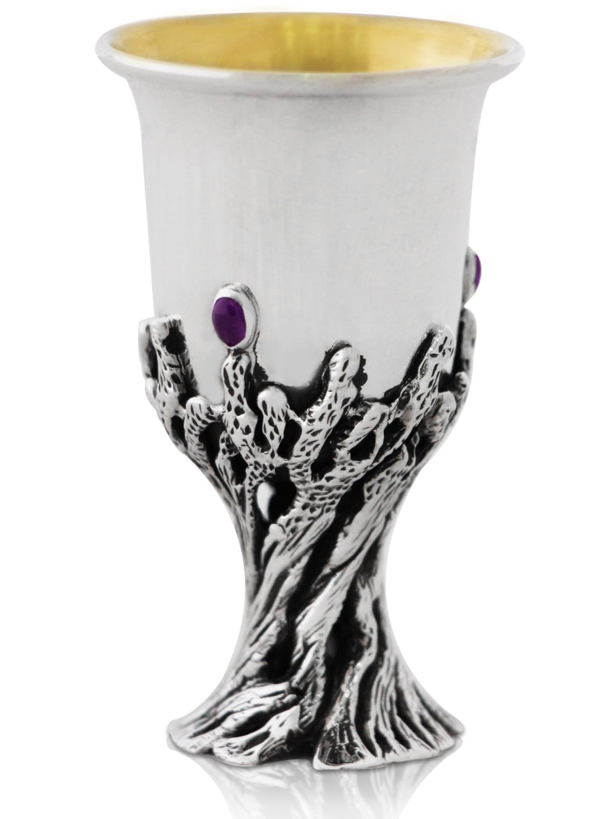 Coupe de Kiddouch en argent sterling extraordinaire 925, cadeaux de Pâque, Israël