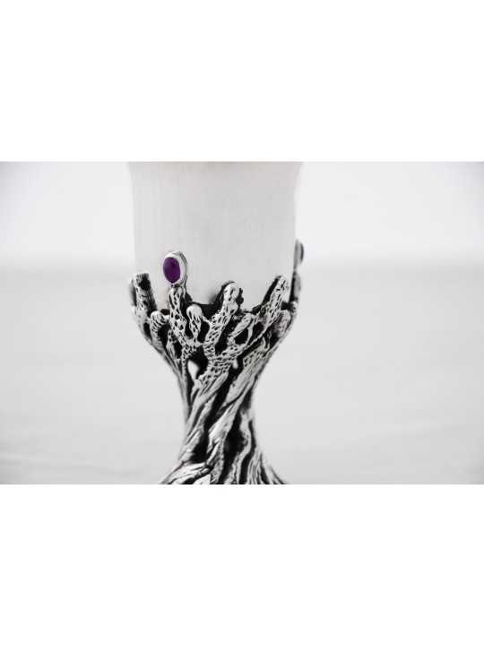 Coupe de Kiddouch en argent sterling extraordinaire 925, cadeaux de Pâque, Israël