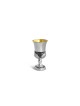 Tasse de Kiddouch aux raisins en argent sterling avec ensemble d'assiettes, cadeaux de Pâque, I