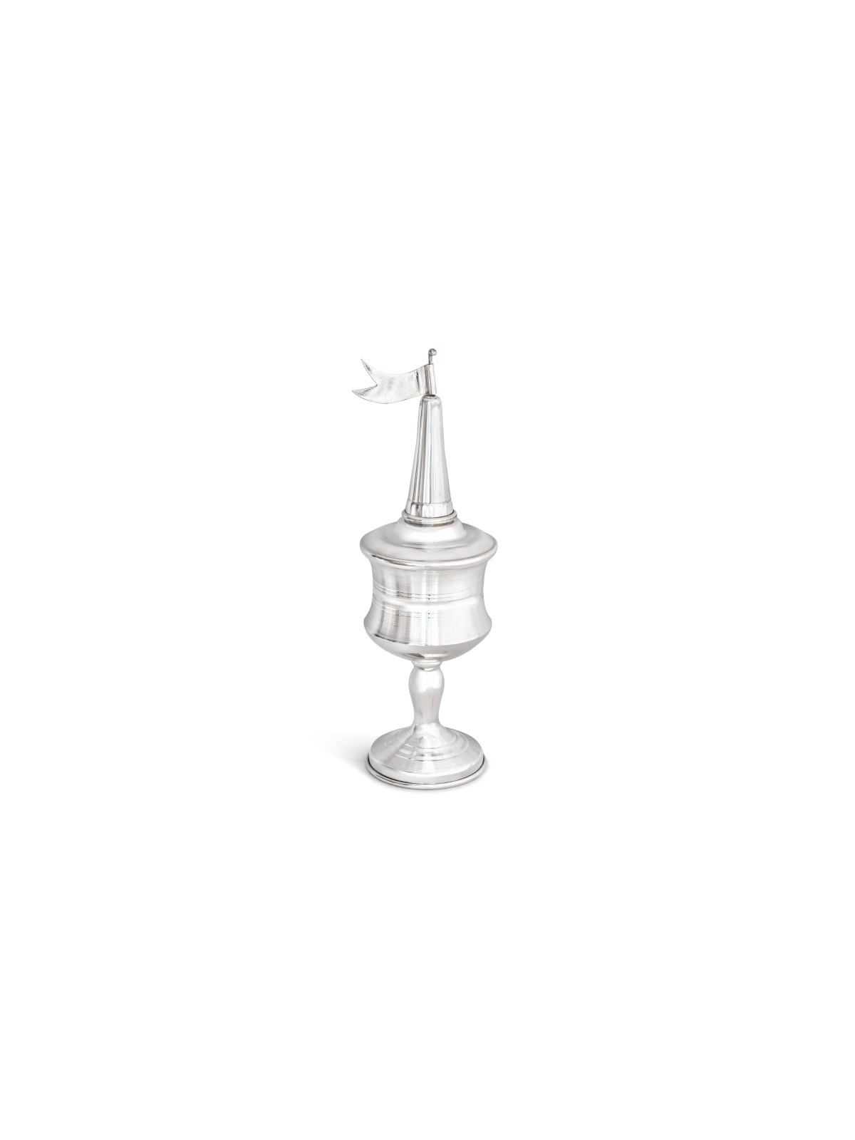 Sterling Silver Modern Havdalah Spice box , Tu B'Av Gifts , Israeli Ju