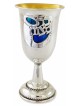 Coupe en émail en argent sterling pour Bar Mitzvah, Coupes de Kiddouch modernes, Isr