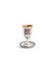 Ensemble de Kiddouch en émail en argent sterling pour Bat Mitzvah, cadeaux de Pâque,