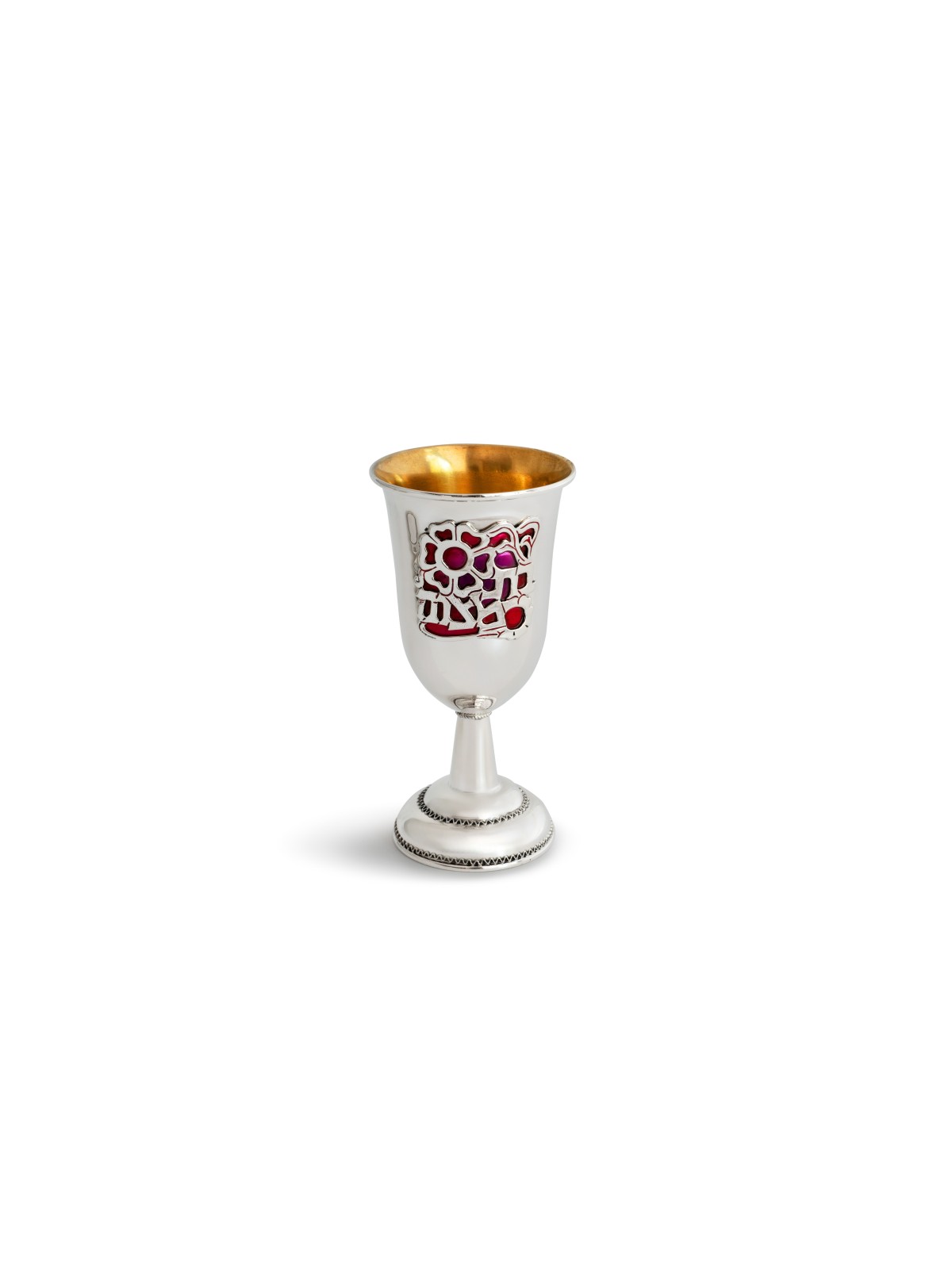 Ensemble de Kiddouch en émail en argent sterling pour Bat Mitzvah, cadeaux de Pâque,
