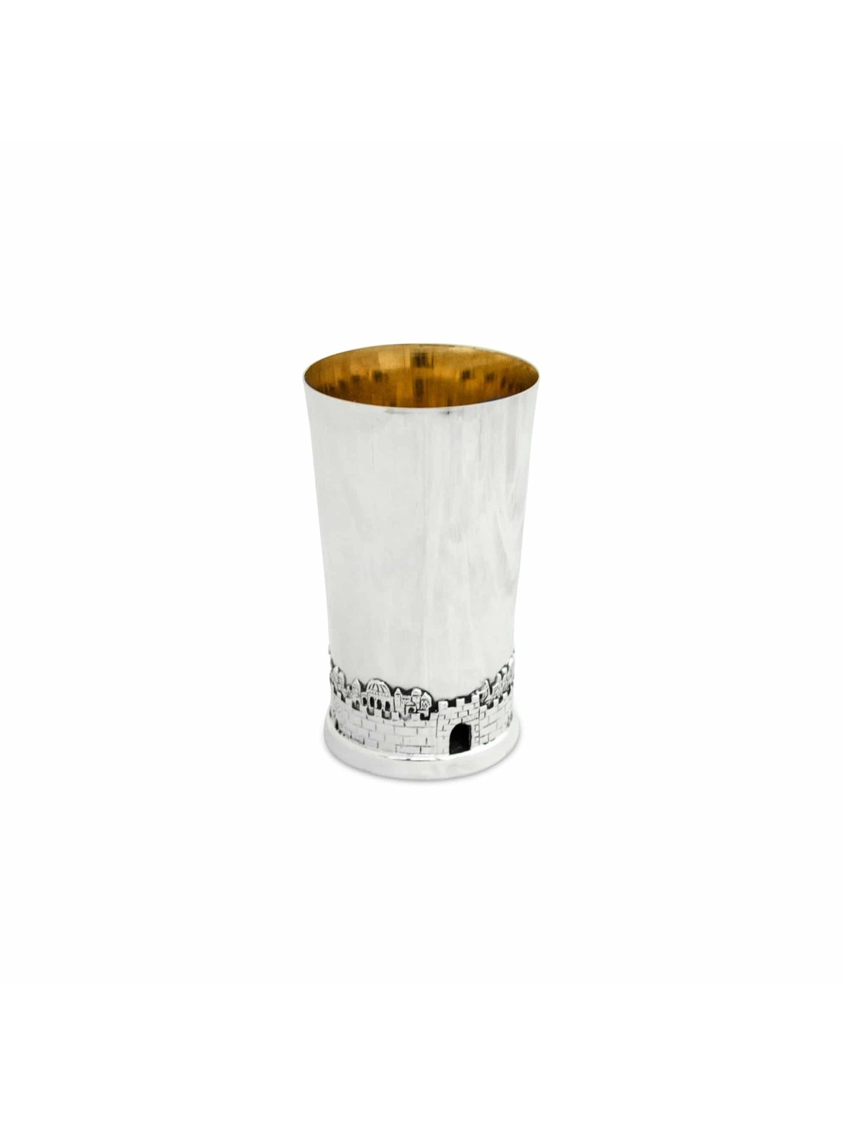 Ensemble Kiddush en argent sterling de Jérusalem, cadeaux de Pâque, Judaï israélien