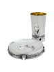 Jerusalem Sterling Silver Kiddush Set , Passover Gifts , Israeli Judai