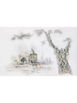 Original Oil Colors Painting of Rachel's Tomb in W , Tu B'Av Gifts , I