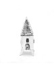 House Shaped Silver Besamim Box , Tu B'Av Gifts , Israeli Judaica