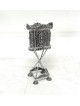Brilliant Silver Filigree Tower Candle Holder for  , Tu B'Av Gifts , I