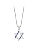 Pendentif Magen David Saphir Bleu Inspiré par les Cadeaux Tu B'Av , I