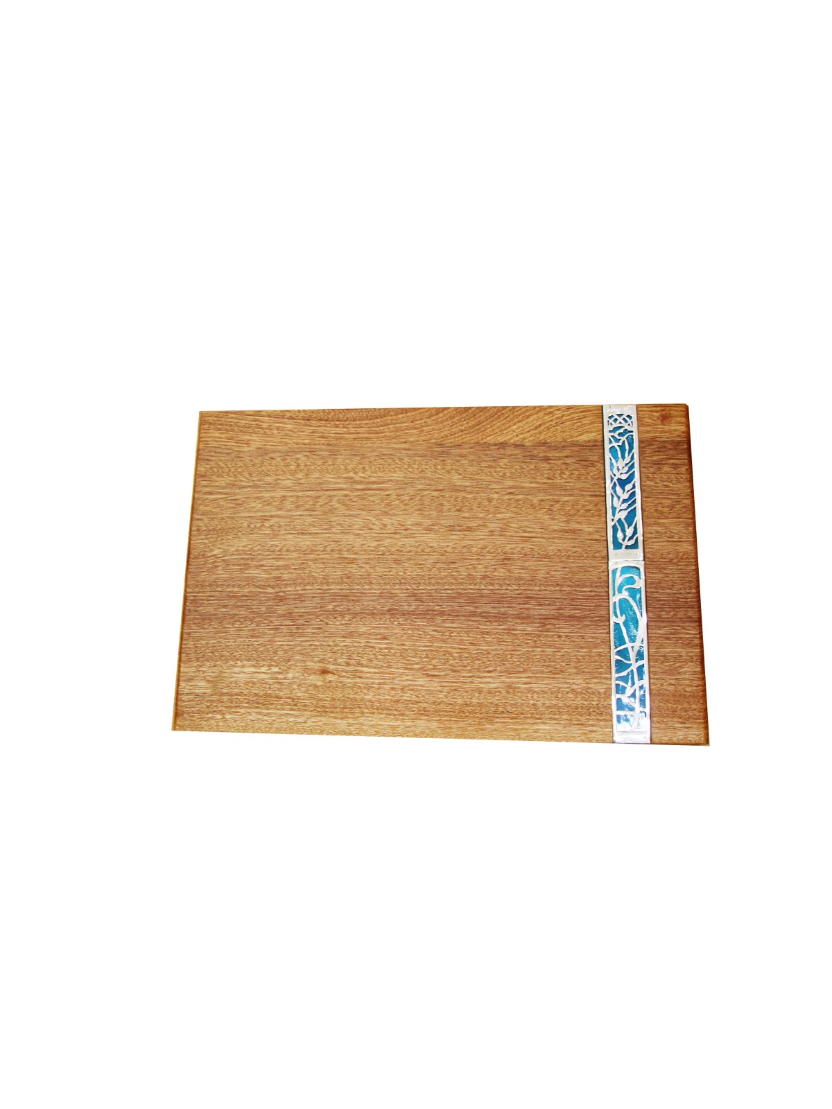 Planche Challah en émail bleu et turquoise avec couteau, cadeaux Tu B'Av, I