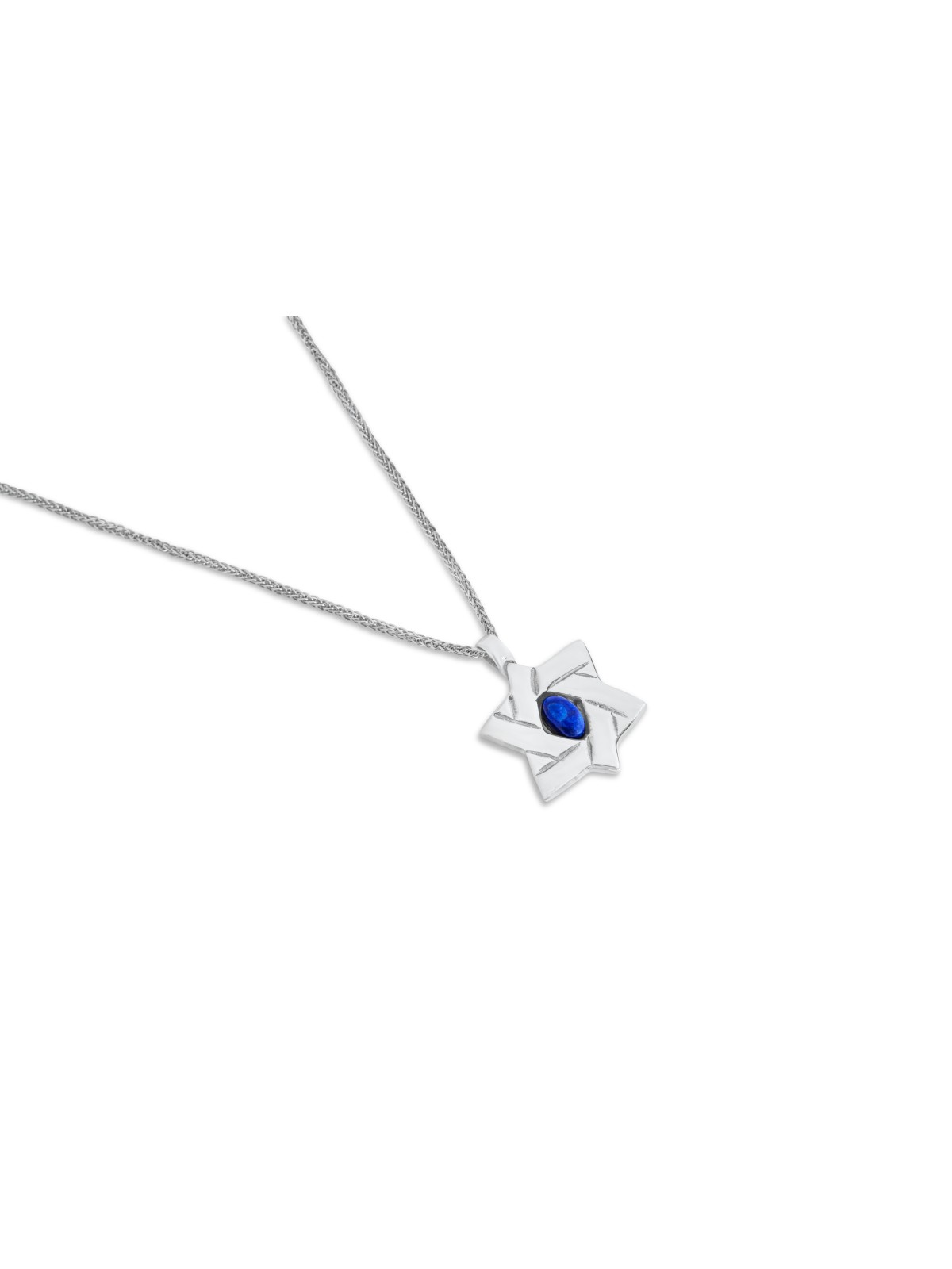 Collier moderne en or sterling avec pierres de lapis, cadeaux Tu B'Av, Isra