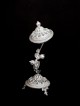 Breathtaking Large Floral Silver Spice Box for Hav , Sterling Silver J