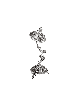 Grande boîte à épices florale en argent à couper le souffle pour Hav, argent sterling J