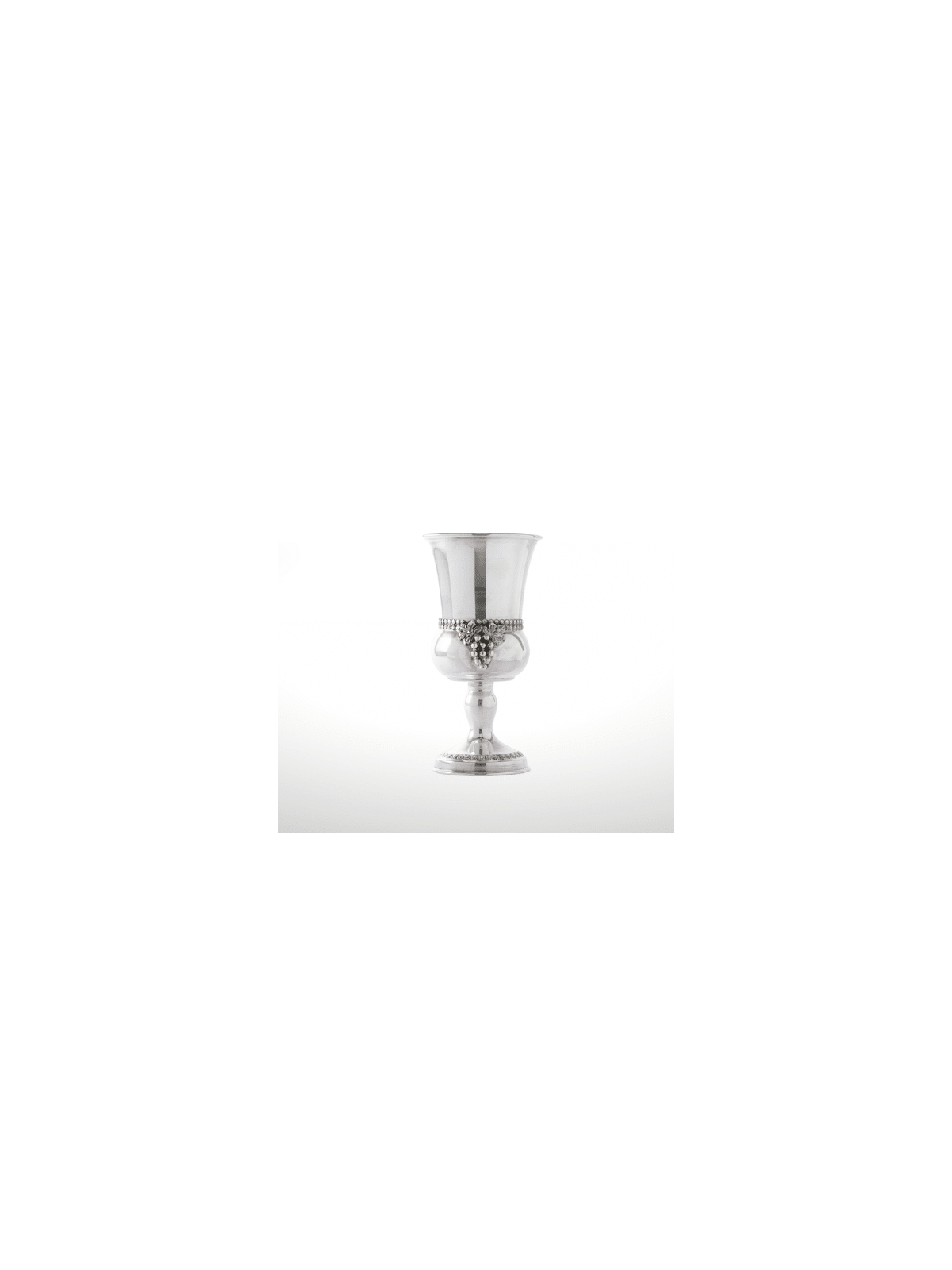 Coupe de Kiddouch en argent sterling texturé, cadeaux de Pâque, judaïque israélien