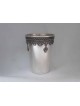 Coupe de Kiddouch en argent sterling sans jambes ornée de F , cadeaux de Pâque ,