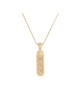 Pendentif Mezuzah en or pour hommes, Cadeaux Tu B'Av, Judaica israélien