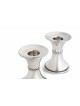 Mid Size Sterling Silver Candle Holders , Sterling Silver Candlesticks