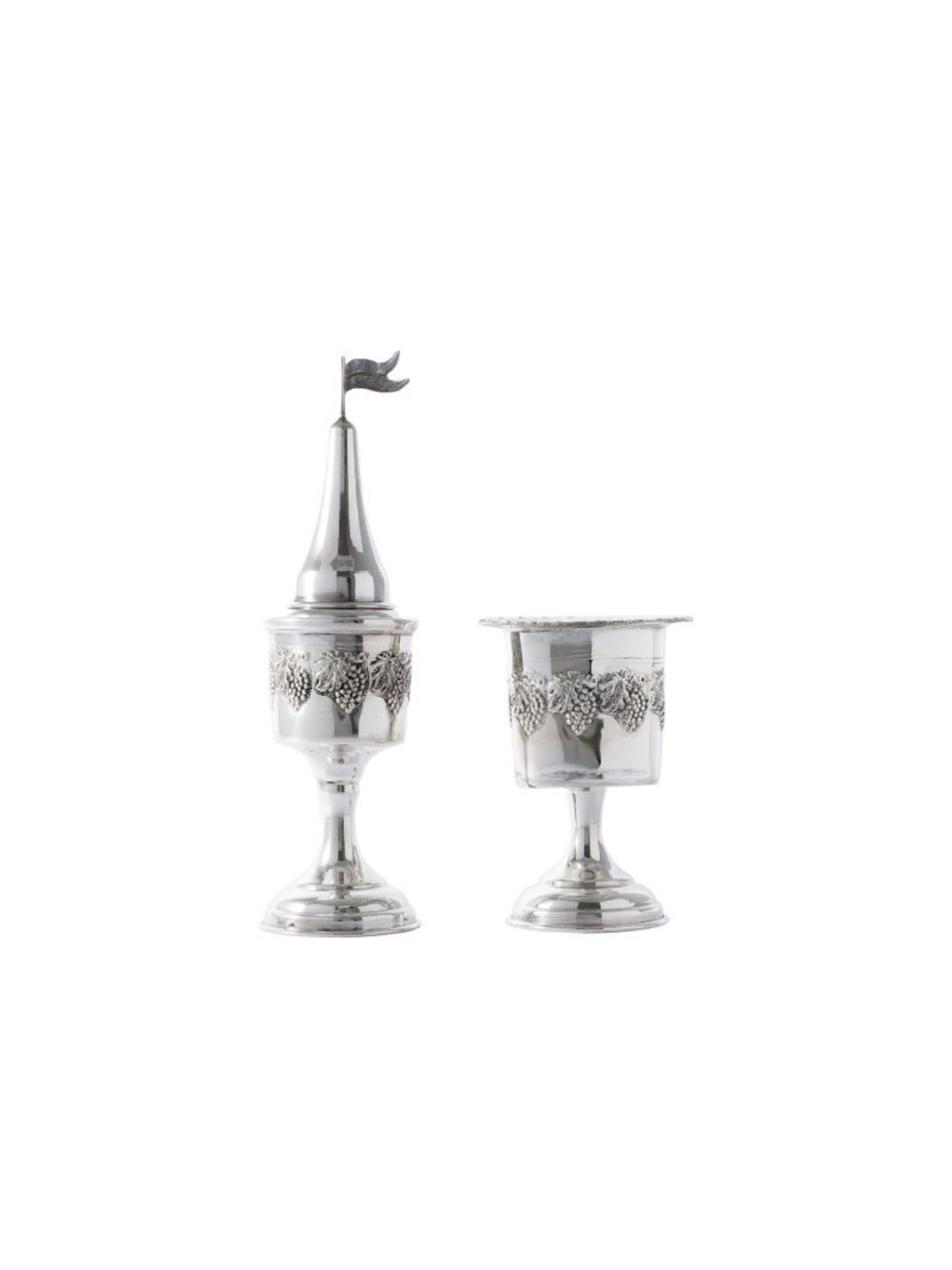 Sterling Silver Havdalah Set , Tu B'Av Gifts , Israeli Judaica