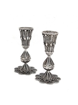 Petits chandeliers en filigrane d’argent sterling, cadeaux de Pâque, israéliens