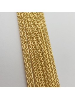 Collier de blé en or massif 14 carats de 20 po d'épaisseur, cadeaux de mariage juifs, Israël