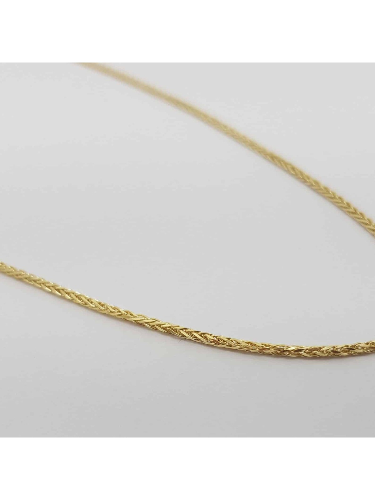 Collier de blé en or massif 14 carats de 20 po d'épaisseur, cadeaux de mariage juifs, Israël