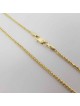 Collier de blé en or massif 14 carats de 20 po d'épaisseur, cadeaux de mariage juifs, Israël